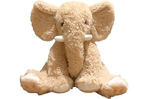 UBABER 20 Inch Large Elephant Stuffed Animals,Clever Elephant Plush Pillow for Kids, Perfect Elephant Gifts for Women,Super Soft Elephant Room Decoration(Yellow).