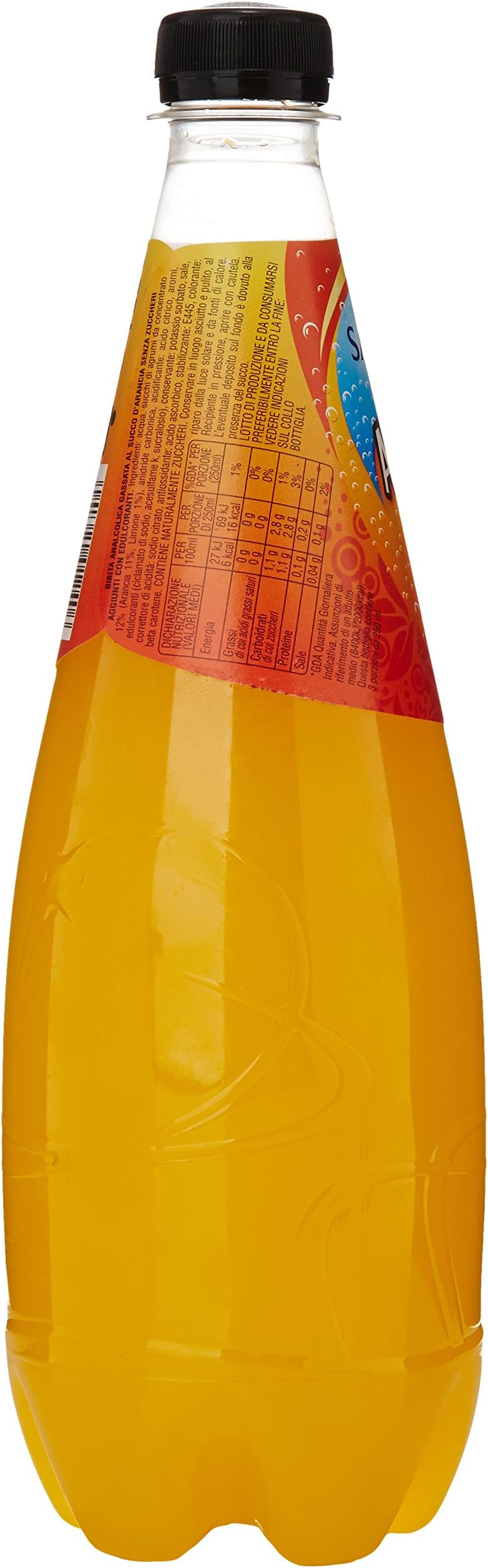 San Benedetto Allegra Soft Drink with Carbonated Soft Drink - 750 ml