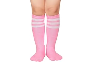 Century Star Kids Child Soccer Socks Knee High Tube Socks Toddler Girls Uniform Socks Cotton Sport Stocking for Boys