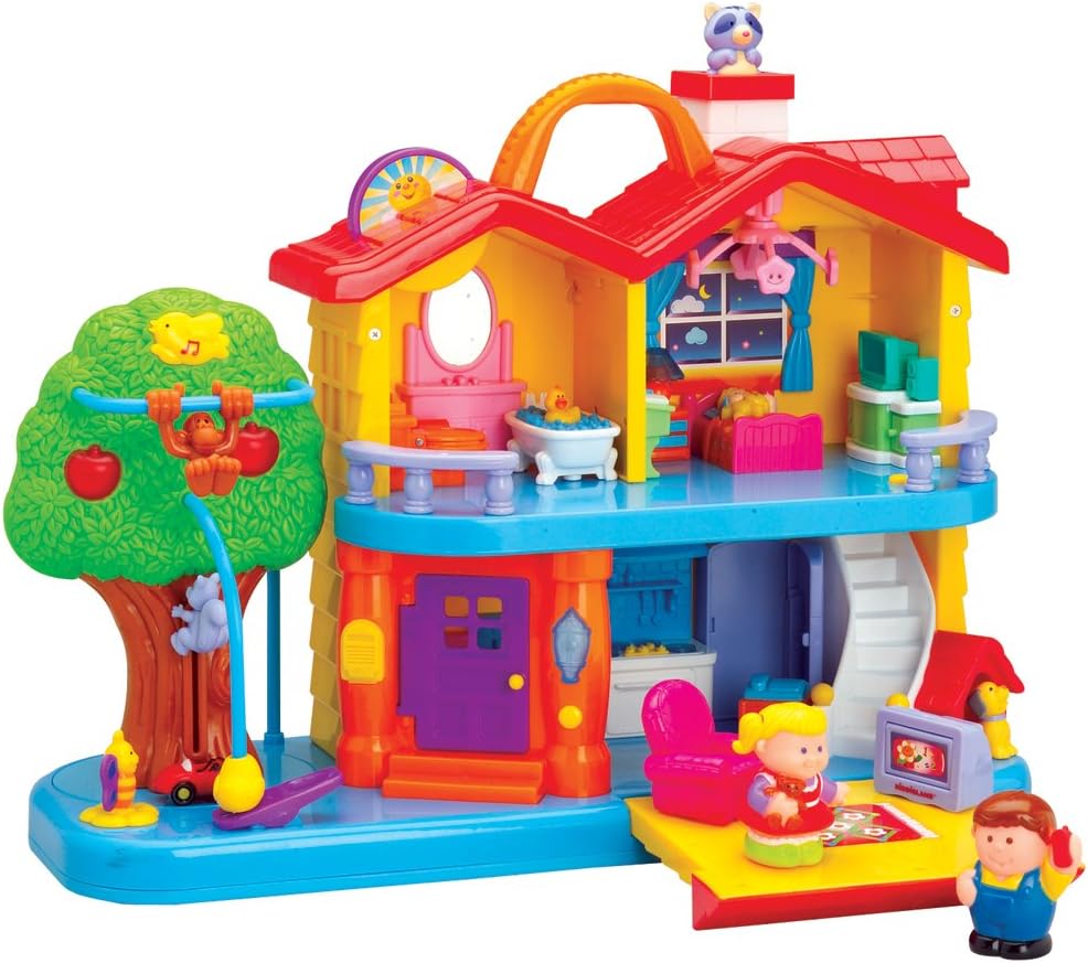 CP Toys Toddler Interactive Discovery House Playset with Sounds