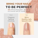 Modelones 8 in 1 Ridge Filling Nail Strengthener 15ml Nude Glitter view 3