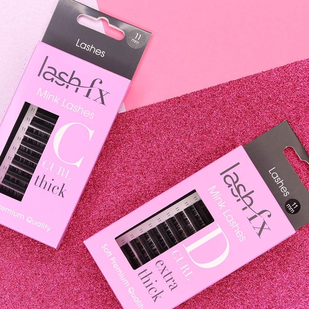 Lash FX 0.15 mm x 9 mm Mink C Curl Lashes - Image 4