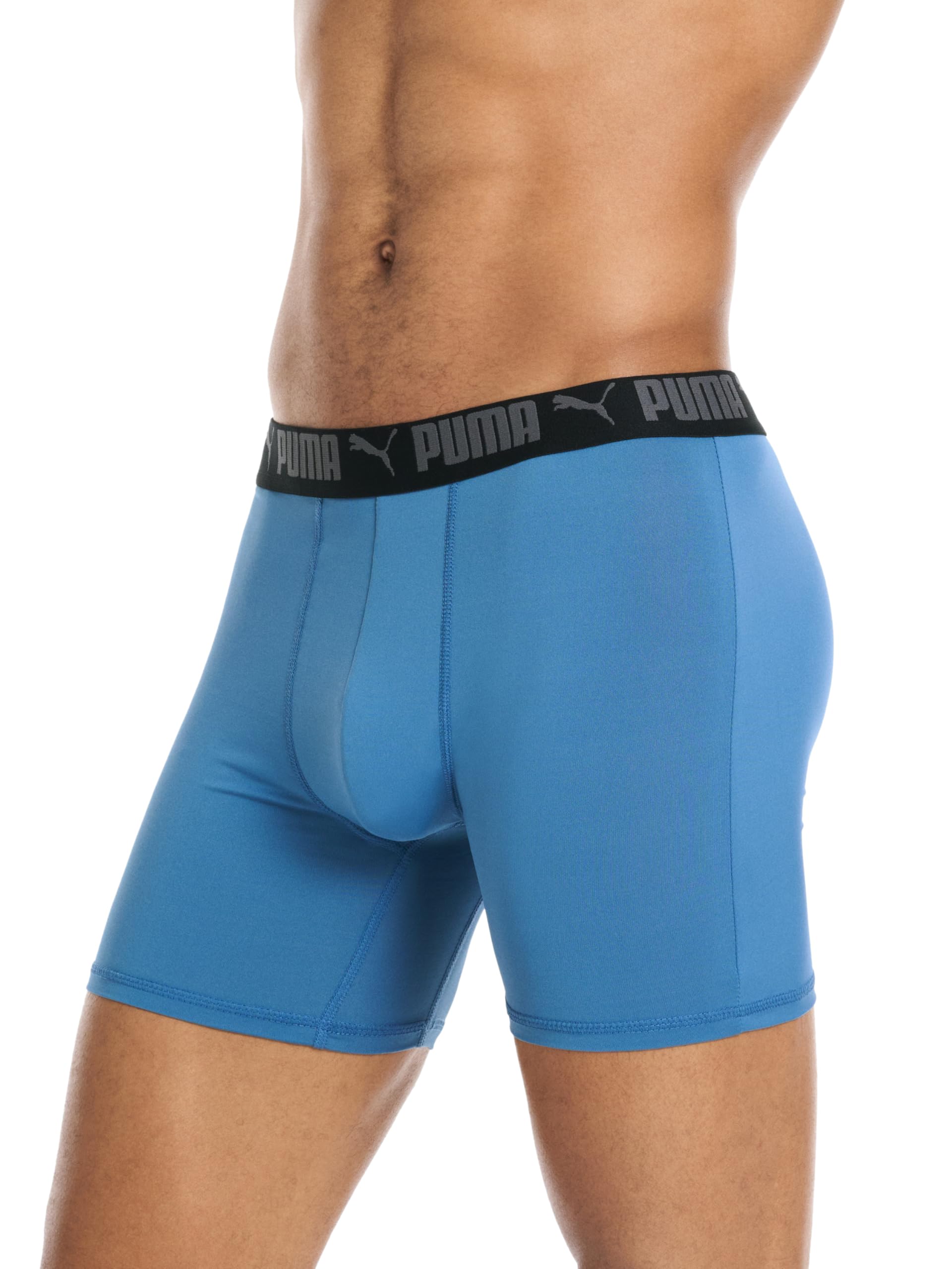 PUMA Men's 5 Pack Performance Boxer Briefs