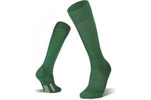 FITRELL 2/3 Pack Soccer Socks Baseball Softball For Youth Kids Boys Girls, Over-The-Calf Football Socks for Adult Men Women