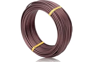 Bronze-2.5-Anodized Aluminum Bonsai training wire 250g Large Roll,Many Size to Choose,KSVZS Bendable Metal Wire for Crafts,Sculpting,Armature and Daily Use,Necessities for family