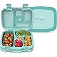 Bentgo Kids Bento-Style 5-Compartment Leak-Proof Lunch Box - Ideal Portion Sizes for Ages 3 to 7 - Durable, Drop-Proof, Dishwasher Safe, BPA-Free, & Made with Food-Safe Materials (Seafoam)