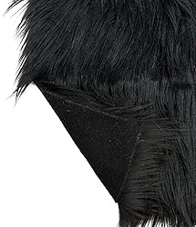 Ice Fabrics Faux Fur Fabric Squares - 10x10 Inches