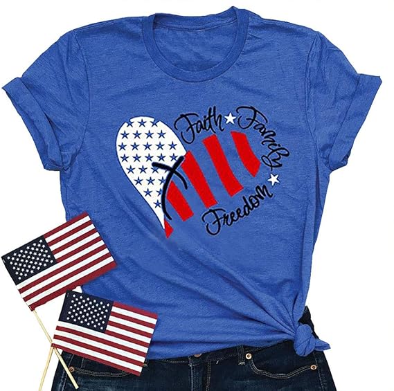 faith family flag freedom shirt
