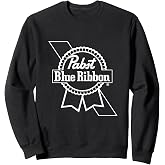 Pabst Blue Ribbon White Logo Sweatshirt