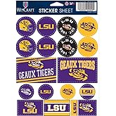 WinCraft NCAA Louisiana State University LSU Tigers 5" x 7" Variety Sticker Sheet