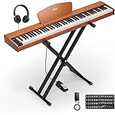 Eastar EP-80 Piano Keyboard 88 Keys, Full Size Electric Keyboard Piano with Velocity-Sensitive Key, Portable Beginner Digital