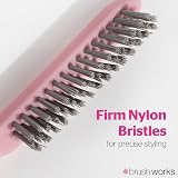 Brushworks Back Combing Brush with Precision Tail Salon Volume Nylon Bristles view 4