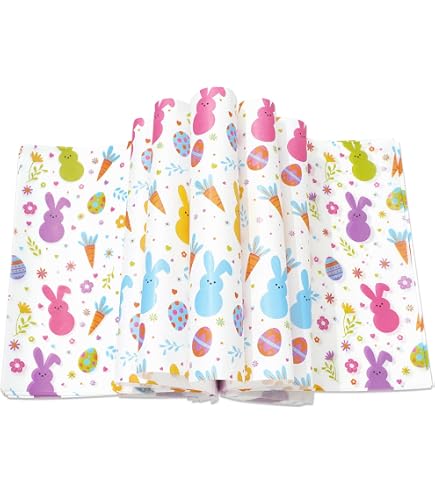 150 Sheets Spring Plaid Deli Paper - 9.8x8.3" Pink Blue Yellow Green Greaseproof Food Wrap For Easter Kitchen