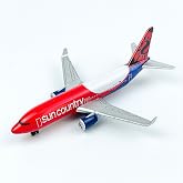 AVIAMUSE Sun Country Model Airplane, Die-cast Single Planes Model Aircraft Suitable for Collection &amp; Christmas, Birthday Gifts