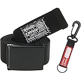 Rough Enough Tactical Belt Men with Keychain EDC Casual with Nylon for Preppy Boys Men