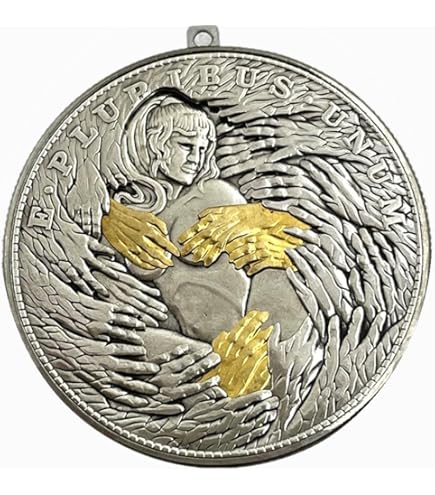 Amazon.com: Movable Mechanical Coin Mask Girl Mechanism Art Coin