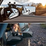 SUPAREE Caravan Towing Mirrors Pair Clip On Adjustable Extension Mirrors view 2