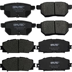 Front and Rear Brake Pad Set 4-Wheel Set Ceramic