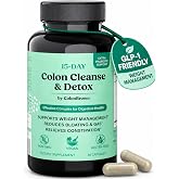 ColonBroom 15 Day GLP-1 Colon Cleanse &amp; Detox, Probiotics &amp; Magnesium | Gut cleanser to reduce bloating and support metabolism and digestion; weight management for women and men*