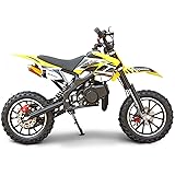 Amazon.com: SYX MOTO Kids Dirt Bike Holeshot Electric Start 50cc Gas