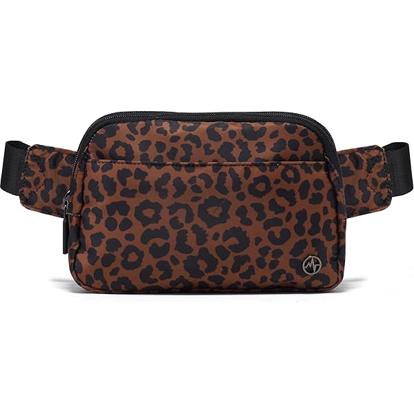 Amazon.com: Aisa us Leopard Print Nylon Fanny Pack Zebra Waist