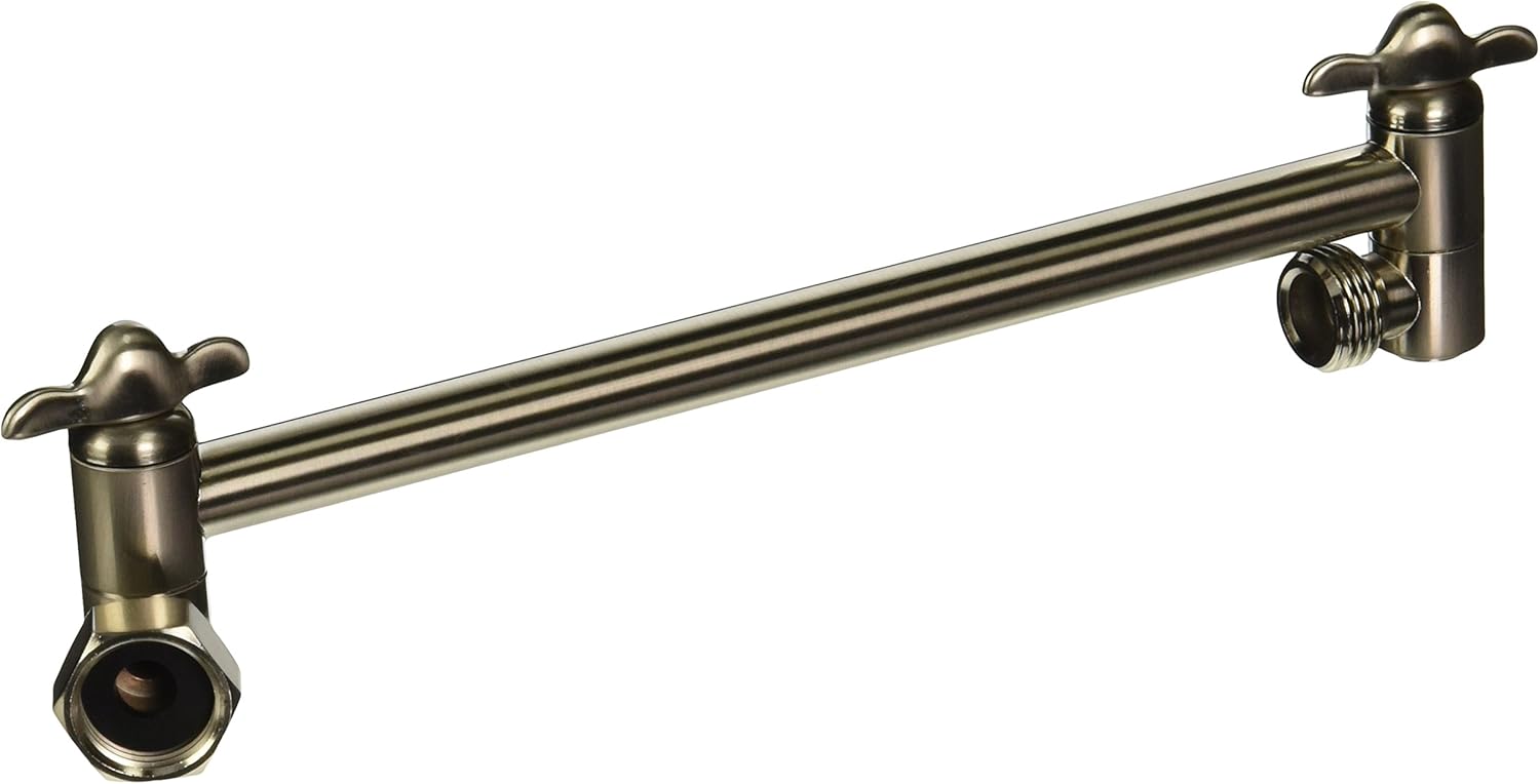 Kingston Brass K153A8 Plumbing Parts 10" HiLo Adjustable Shower Arm