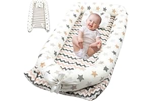 MY PRECIOUS Baby Lounger Baby Nest Breathable Cover Newborn Lounger Nest Sleeper Newborn Lounger Nest Machine Washable, Strong Zipper, Adjustable Size