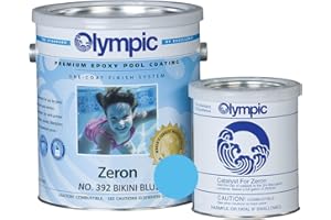 KELLEY TECHNICAL COATING 392BBGAL Kelley Tech Zeron Epoxy Pool Coating Gallon-Bikini Blue