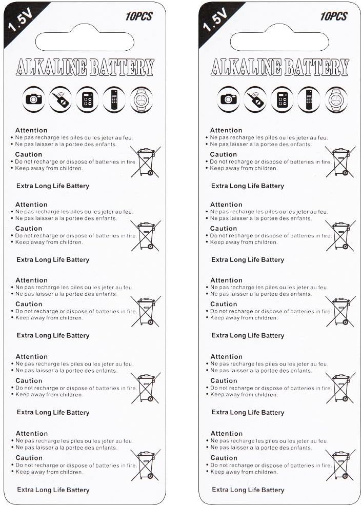XURILAI AG13 Alkaline 1.5V Button Coin Cell Batteries LR44 Battery UK, Long Lasting Power - Image 4