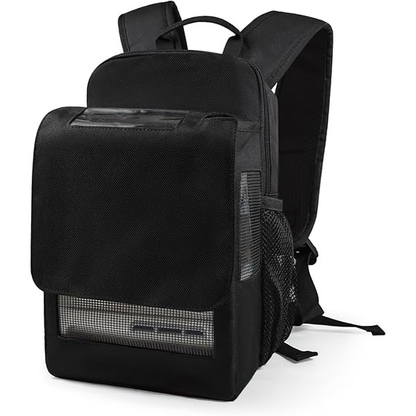 Marsupio Per Inogen One G5 (IO-500) E OxyGo Next (1400-3000) – Grigio, Leggero, Mani Libere