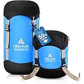 Hikenture Compression Sack for Sleeping Bag, Upgrade Anti-Tear Nylon Sleeping Bag Stuff Sack, 10L/14L/20L/30L Water-Resistant Compression Bag, Storage Bag