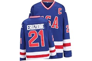PRIMITAS Hockey Jersey of USA 1980 Olympic Team Ice Hockey Jerseys Stitched Letters and Numbers S-XXXL
