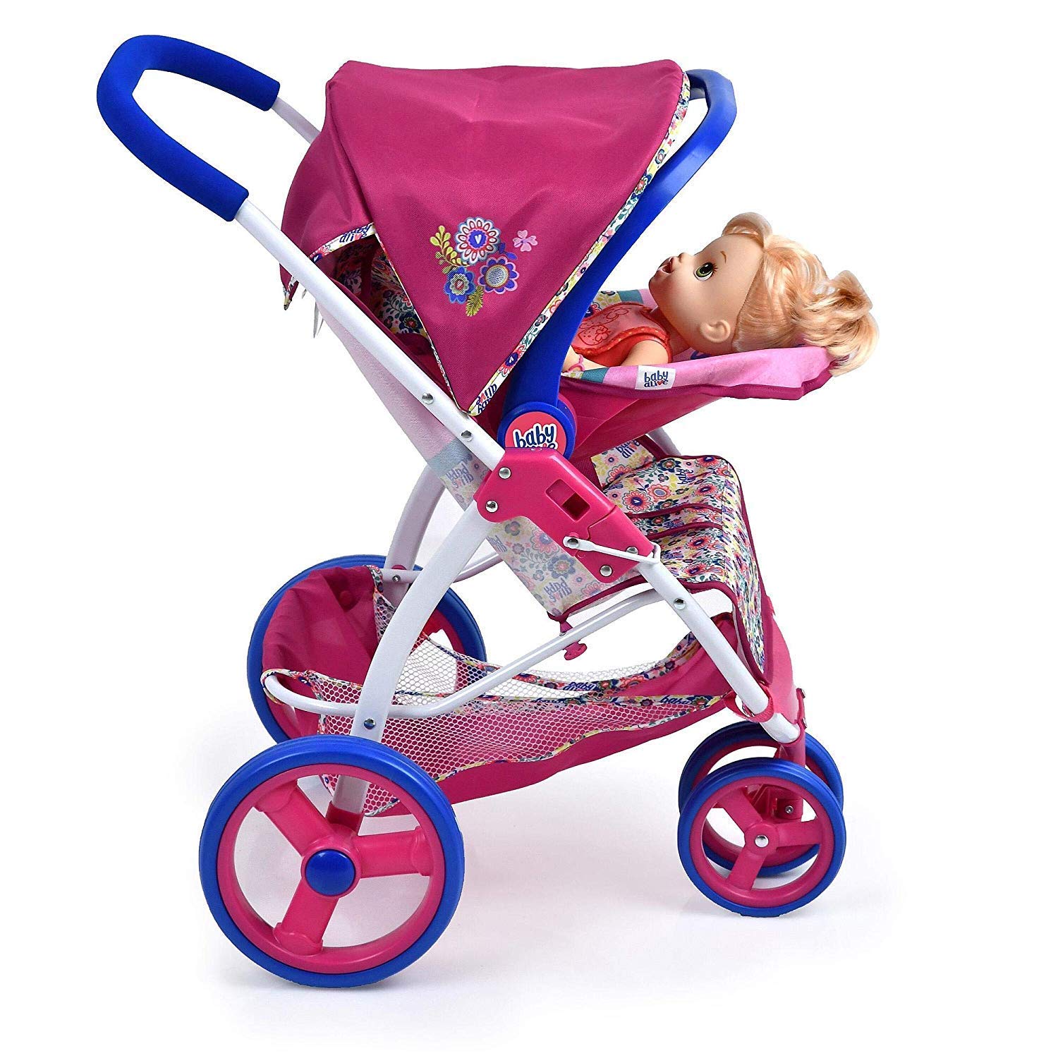Baby Alive Doll Travel System Carrier Jogger Style Stroller Foam Handle