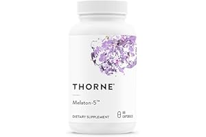 THORNE - Melaton-5 - 5mg Melatonin Supplement - Supports Normal Circadian Rhythms, Restful Sleep & Relaxation* - 60 Capsules