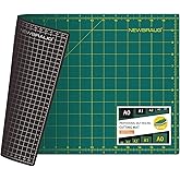 NEWBRAUG 12'' × 18'' Durable Self Healing Cutting Mat, Double Sided 5-Ply PVC Cutting Board, for Quilting, SewingArts, Craft,
