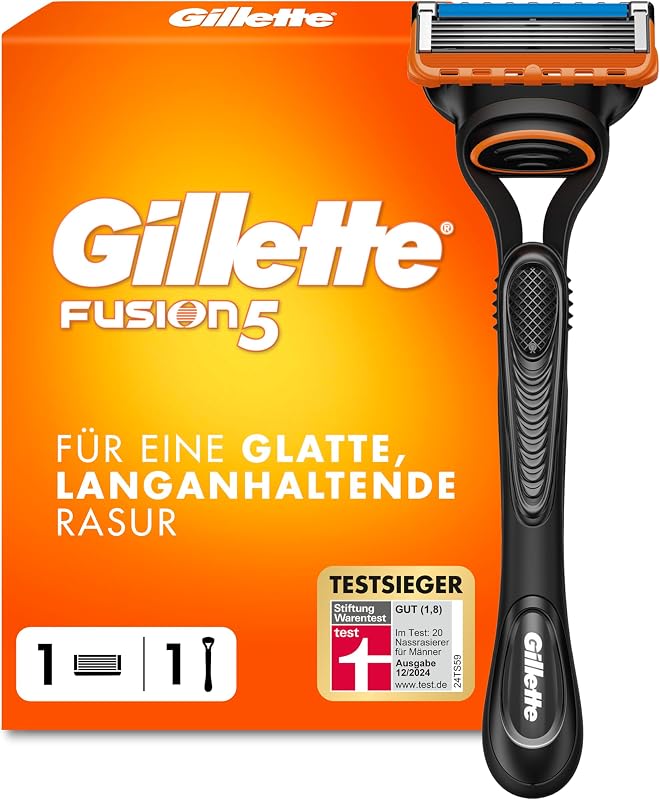 Fusion 5 Rasierer Herren, Metall, Schwarz
