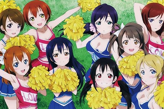 Amazon Com Kaiwenli Lovelive Series Crowd Pattern For Cheerleaders Cartoon Anime Puzzles Super Difficult Decryption Puzzles Adult Puzzle Games Family Intimacy Activities Mosaic Pictures Home Kitchen