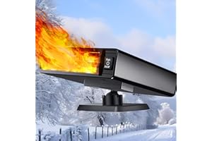 KZOOM New Car Heater,Portable 12V Car Heaters & Defroster,200W Fast Heating & Cooling Fan,Plug in Car Heater for Windshield Defogger with 360° Rotary Car Heaters for Vehicle,Car,RV,SUV (DD-102)