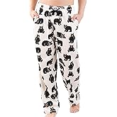 Lazy One Bear & Bigfoot Pajama Pants For Men, Men's Separate Bottoms, Lounge Pants, Funny, Humorous
