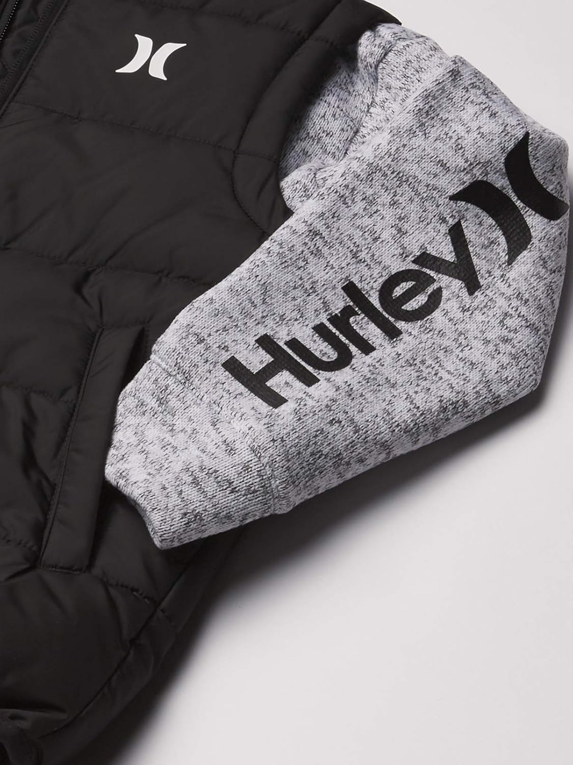 Hurley boys 2fer Puffer Jacket: Clothing