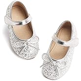 Otter MOMO Toddler/Little Girls Mary Jane Ballerina Flats Shoes Slip-on School Party Dress Shoes