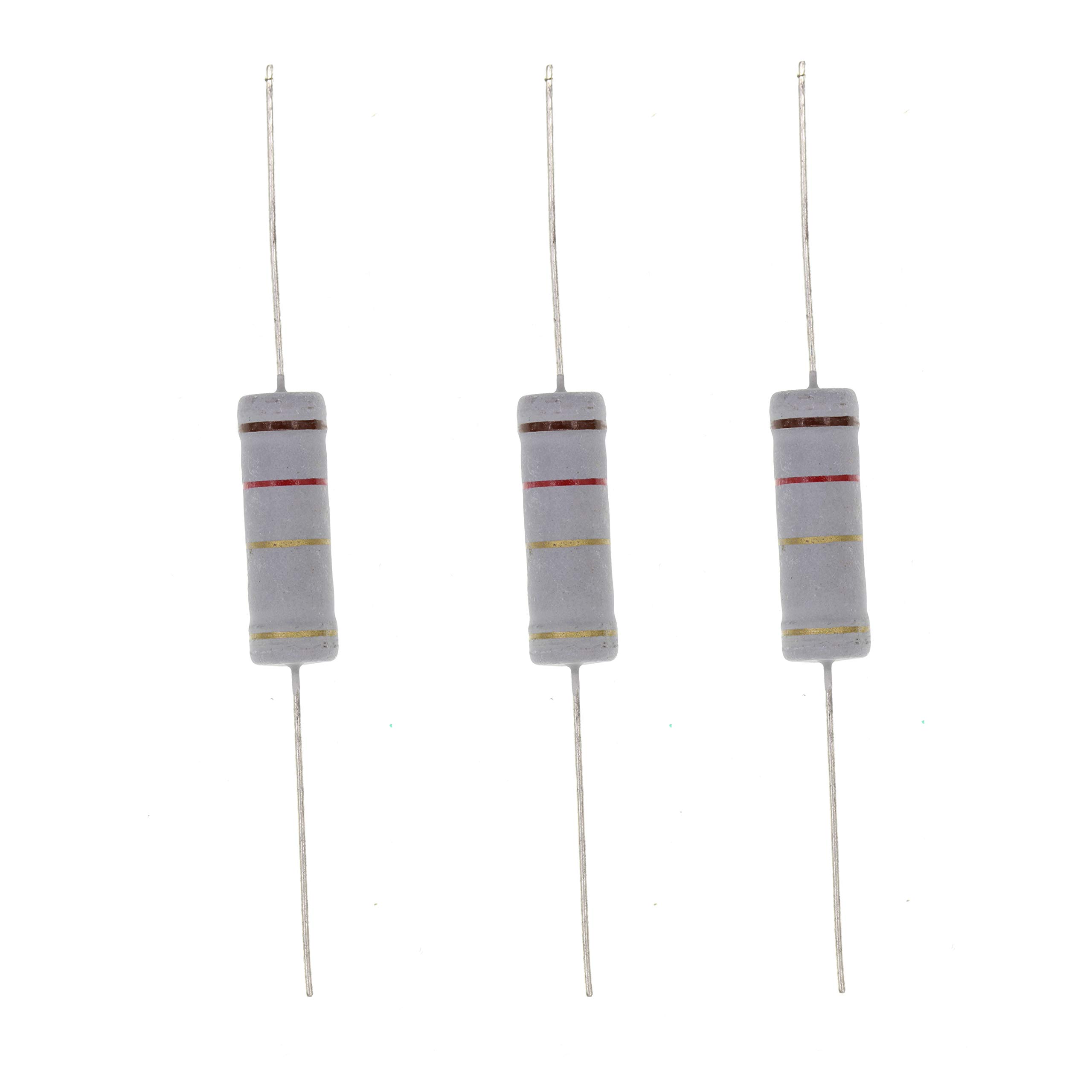 HUABAN 10PCS 5W 5 Watts 1R2 1.2 Ohm 5% Metal Oxide Film Resistor