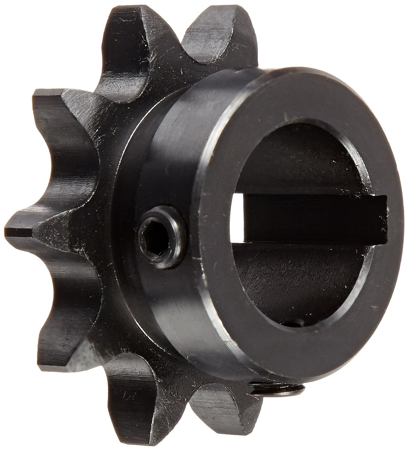 Tsubaki 50B10F1 Finished Bore Sprocket, Single Strand, Inch, 50 ANSI