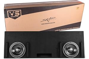 Dual 10" Loaded VD Series Ported Subwoofer Enclosure Compatible with 2014-2021 Toyota Tundra Crew Max Trucks