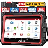 LAUNCH X431 PRO Elite Bidirectional OBD2 Scanner, CANFD/DOIP,ECU Coding | 2026 All-in-One, 38+ Resets, Full System, FCA Autoauth, VAG Guide, 200+ Global Brands, 10+ Modules, Active Test, 2 Yrs Update