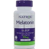 Natrol Advanced Sleep Melatonin Tablets, Maximum Strength 10 mg 60 ea