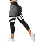 A AGROSTE Seamless Workout Leggings for Women Scrunch Butt Lifting Leggings Booty High Waisted Yoga Pants