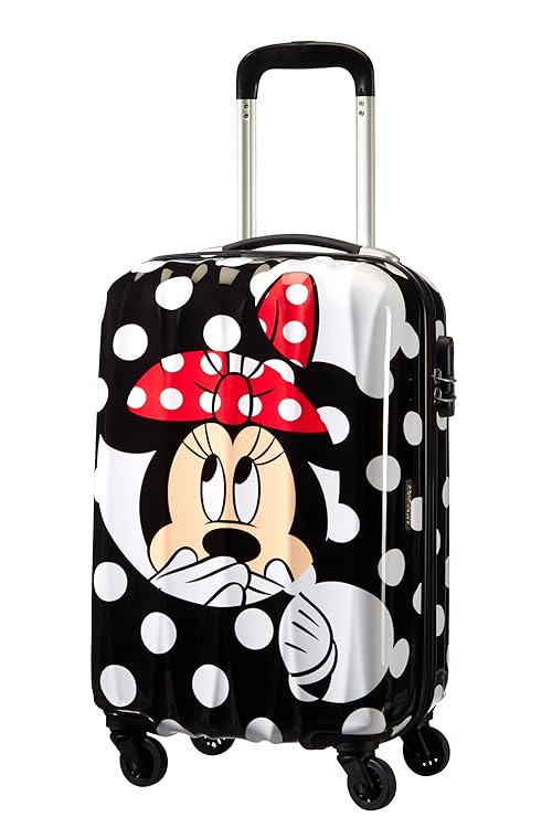 American Tourister Hypertwist - Spinner S, Hand Luggage, 55 cm, 36 l, Multicolored (Minnie Dots)