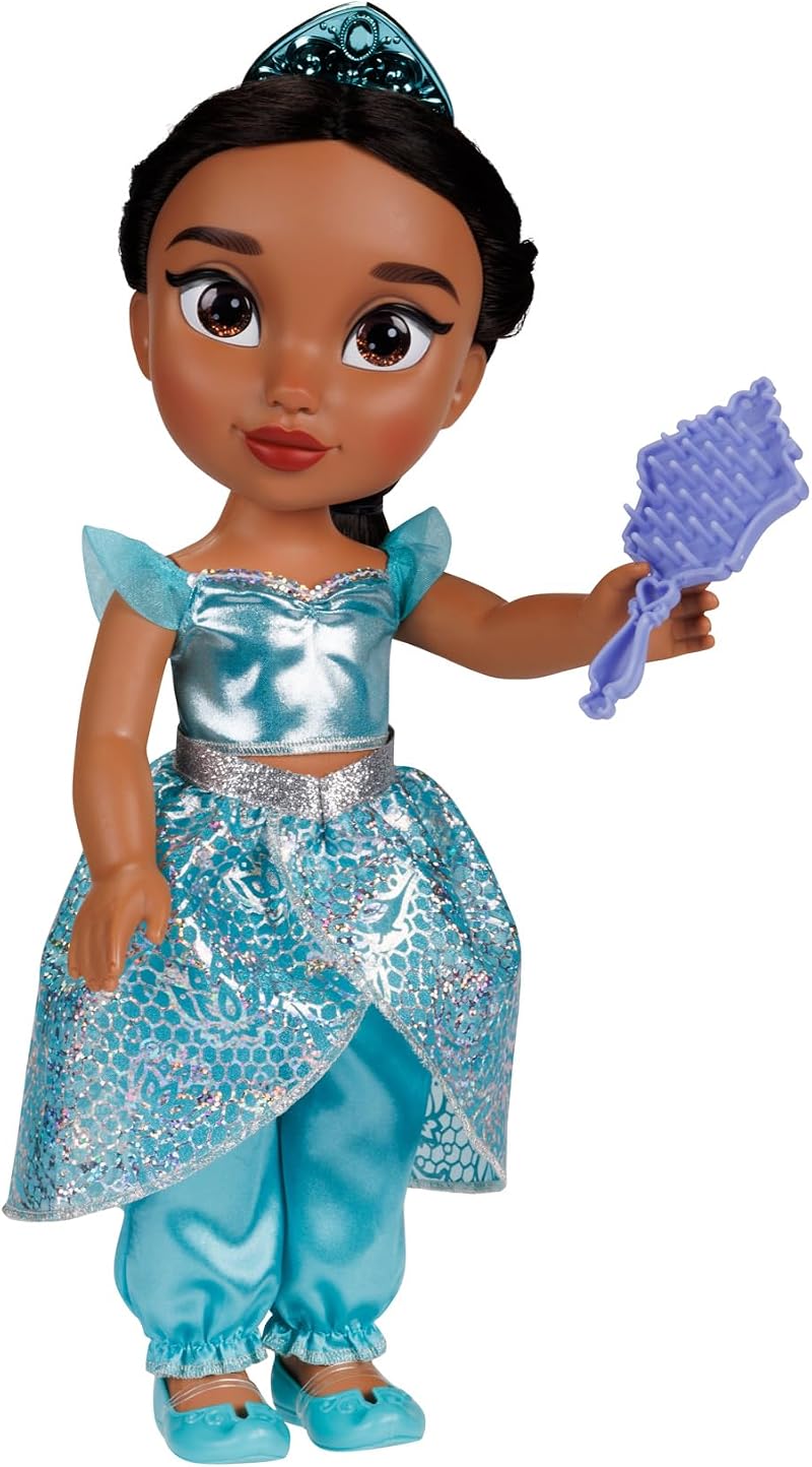 Disney Princess Jasmine Fashion Doll 14in Removable Jumpsuit Tiara Shoes Brush