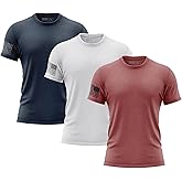 Patriot Crew Men's Red, White, and Blue Fresh T-Shirt, American Classic Tee, USA & Freedom Style Shirt